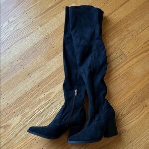 Marc Fisher Black Over-the-Knee Boots